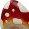 16" Red & Green Double Mushrooms Outdoor Garden Stake